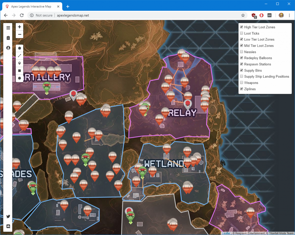 Apex Legends Interactive Map James Wilkinson